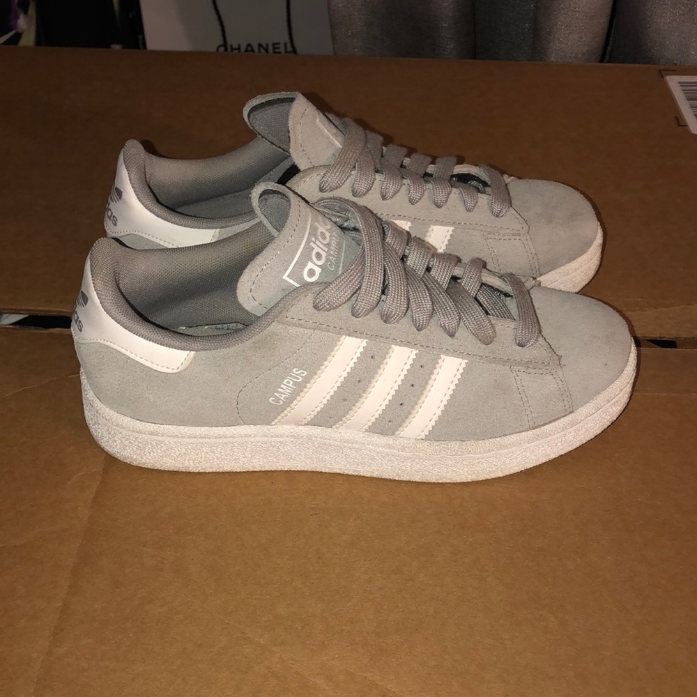 Adidas Campus Gray Suede size 6.5 gently worn